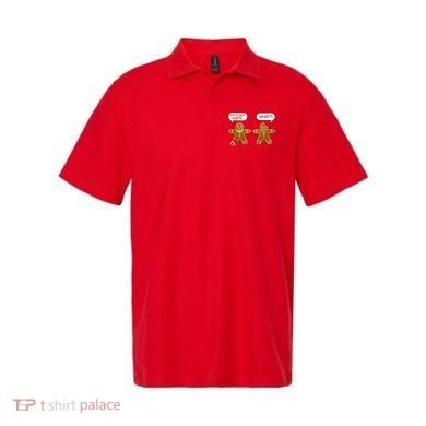 Funny Gingerbread Christmas Polo