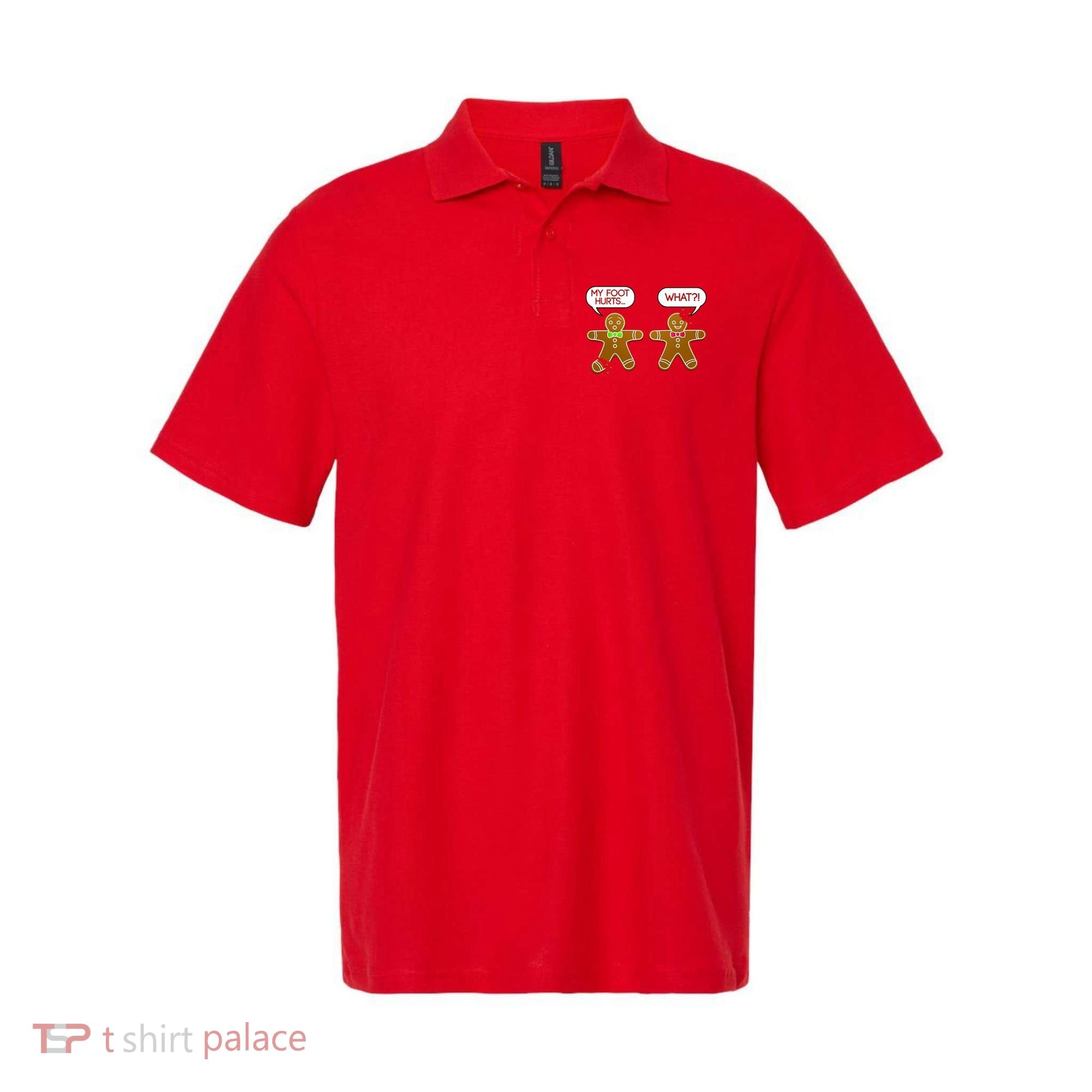 Funny Gingerbread Christmas Polo