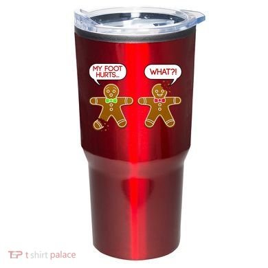 Funny Gingerbread Christmas Tumbler