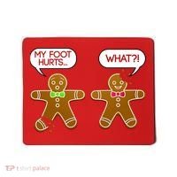 Funny Gingerbread Christmas Mousepad thumb 0