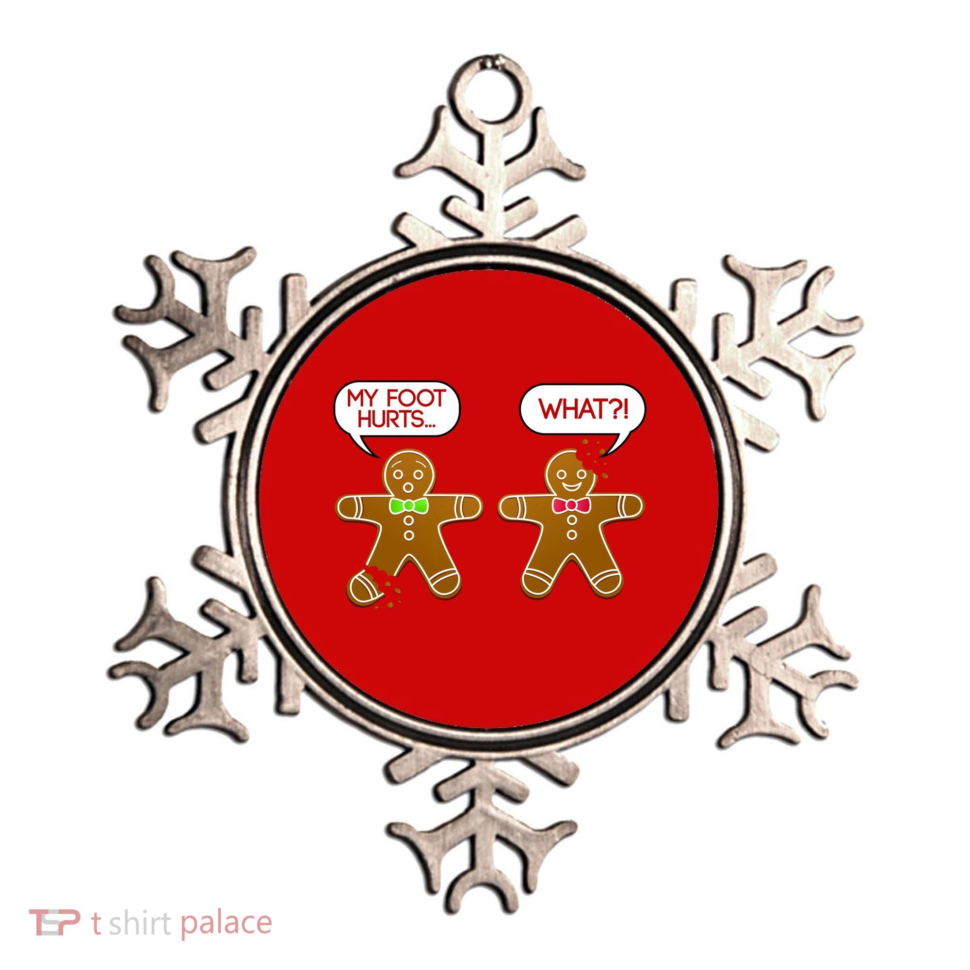 Funny Gingerbread Christmas Ornament