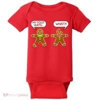 Funny Gingerbread Christmas Baby Bodysuit thumb 0