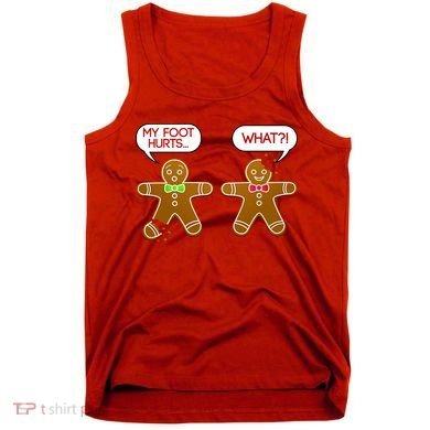 Funny Gingerbread Christmas Tank Top