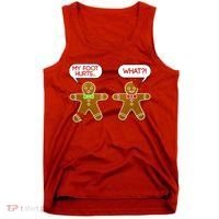 Funny Gingerbread Christmas Tank Top thumb 0