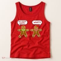 Funny Gingerbread Christmas Tank Top thumb 2