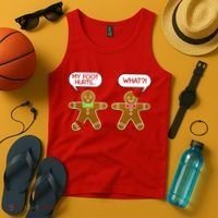 Funny Gingerbread Christmas Tank Top thumb 4