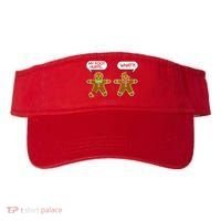 Funny Gingerbread Christmas Visor thumb 0