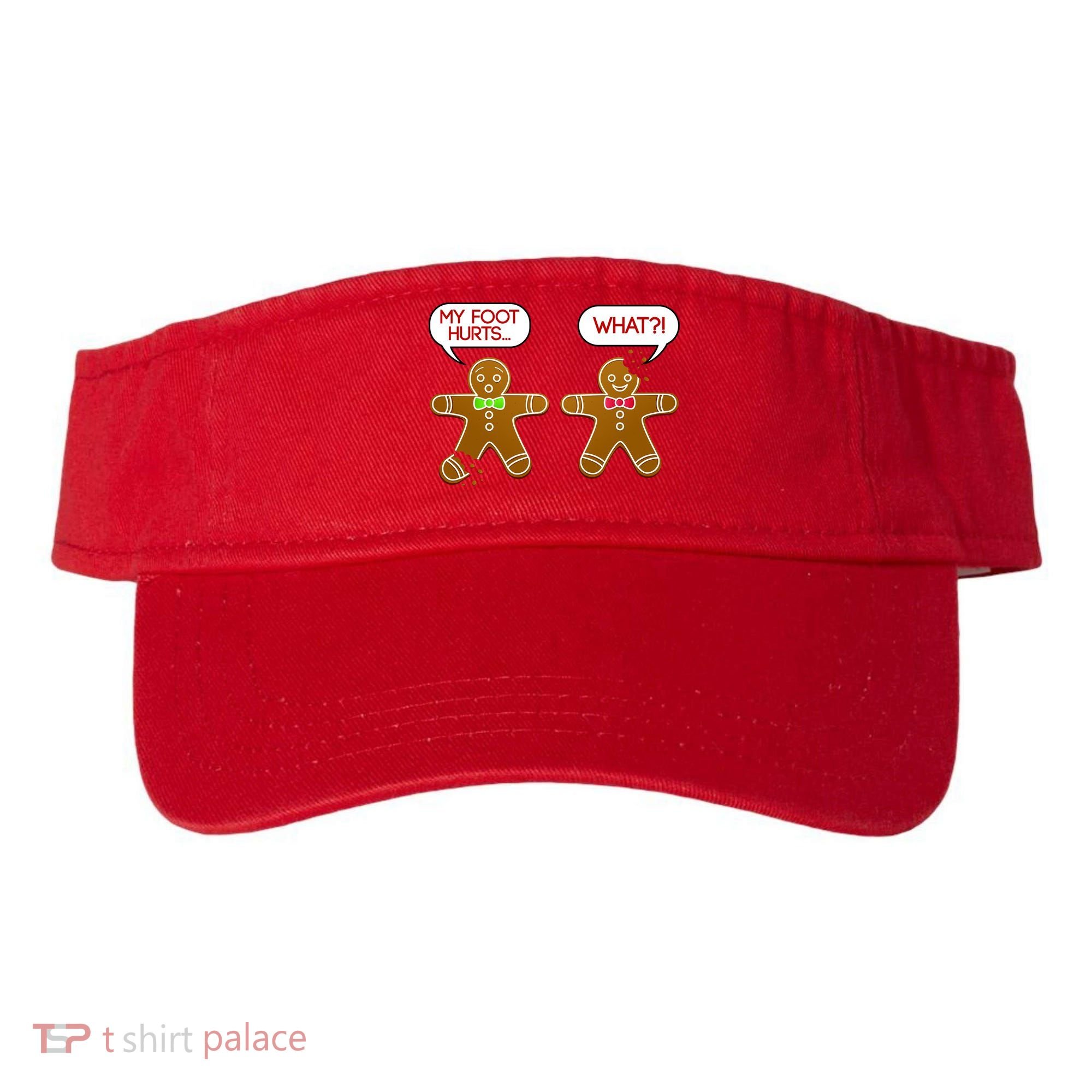 Funny Gingerbread Christmas Visor