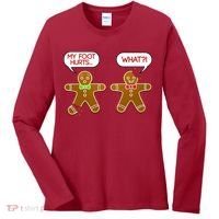 Funny Gingerbread Christmas Women's Long Sleeve Shirt thumb 0