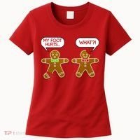 Funny Gingerbread Christmas Women's T-Shirt thumb 0