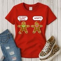 Funny Gingerbread Christmas Women's T-Shirt thumb 3