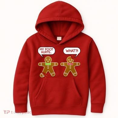 Funny Gingerbread Christmas Kids Hoodie