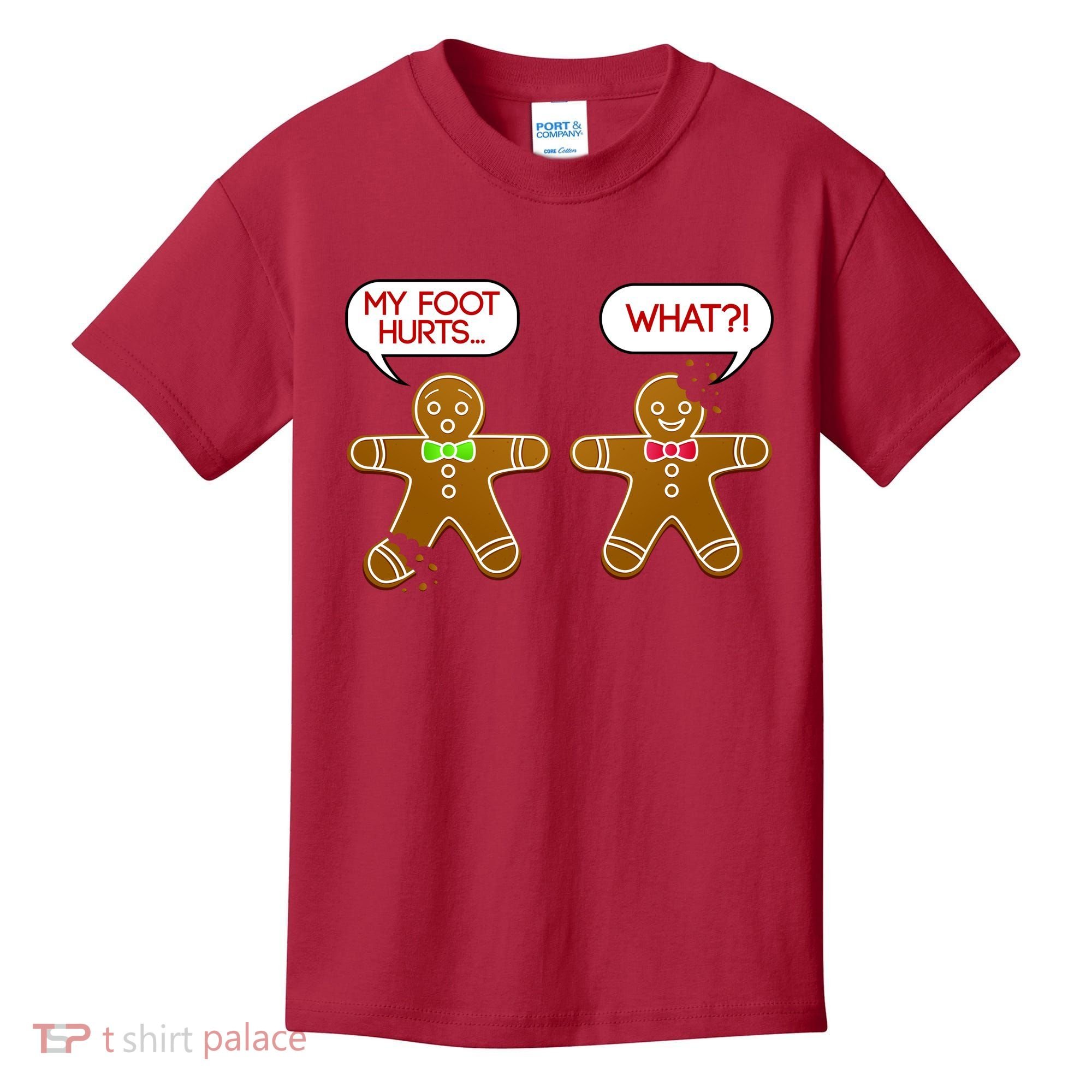 Funny Gingerbread Christmas Kids T-Shirt