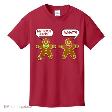 Funny Gingerbread Christmas Kids T-Shirt
