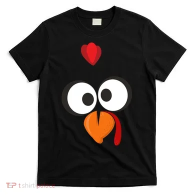 Funny Gobble Turkey Face T-Shirt