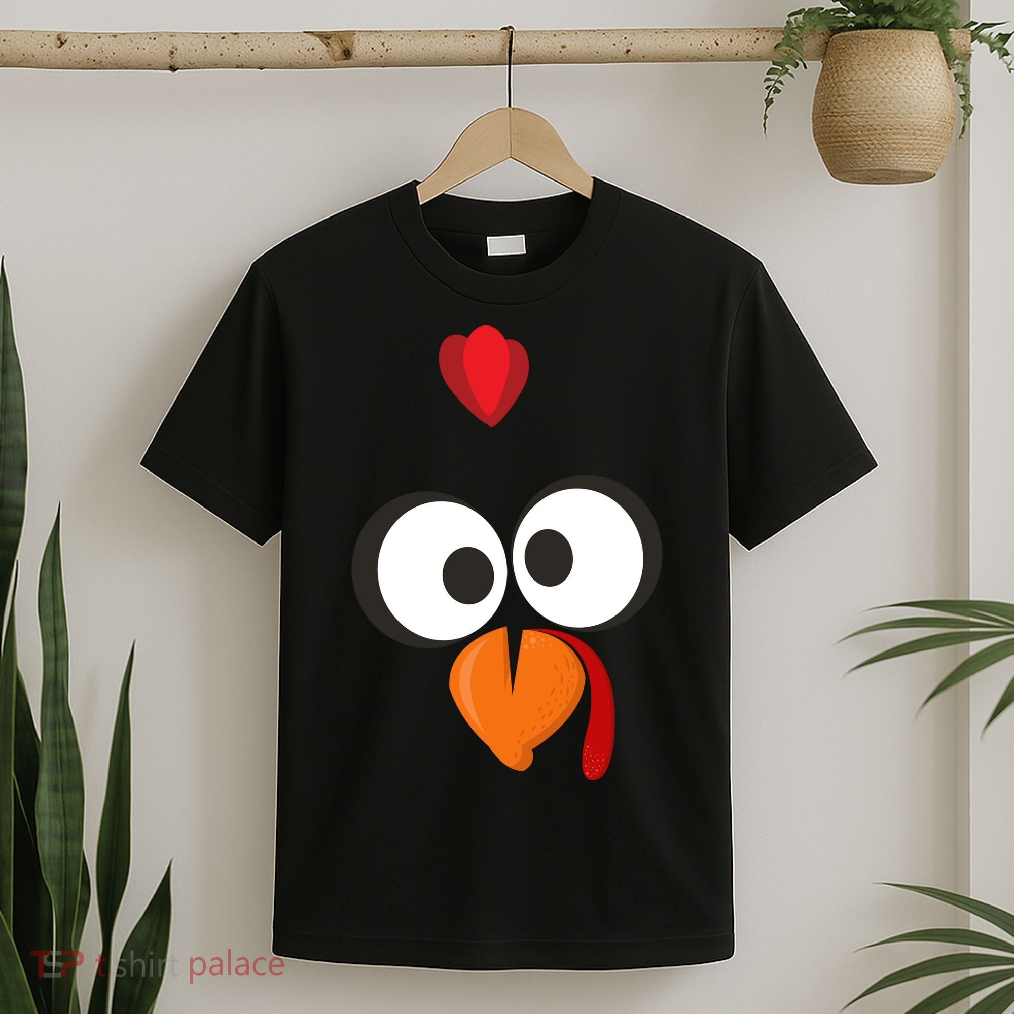 Funny Gobble Turkey Face T-Shirt