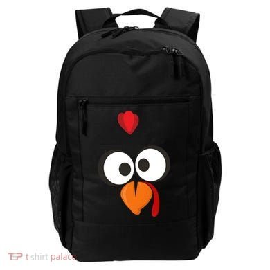 Funny Gobble Turkey Face Backpack
