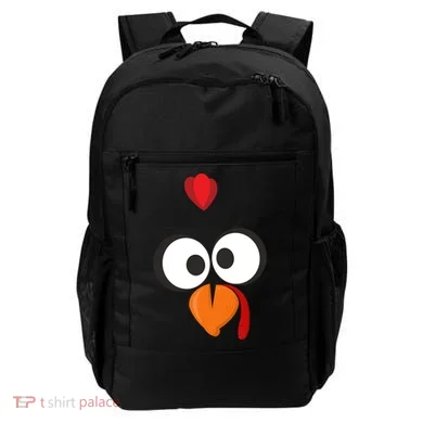 Funny Gobble Turkey Face Backpack