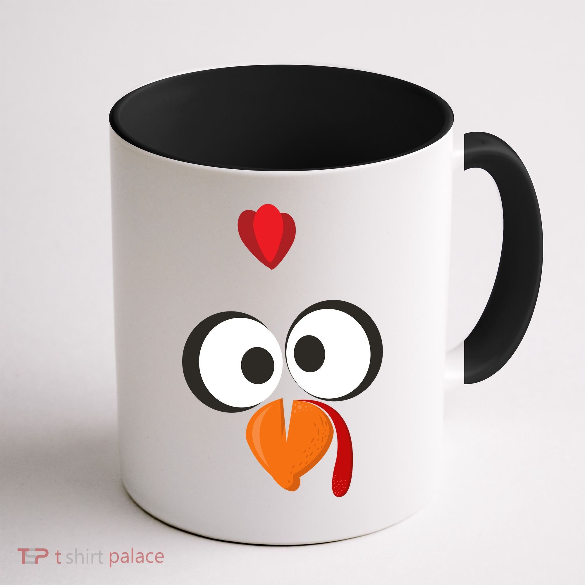 Funny Gobble Turkey Face Coffee Mug
