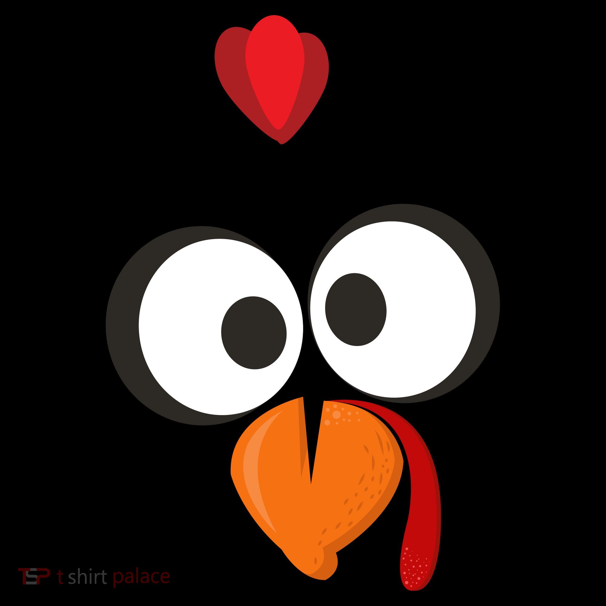 Funny Gobble Turkey Face Coaster