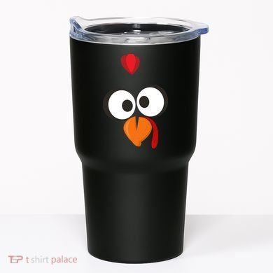 Funny Gobble Turkey Face Tumbler