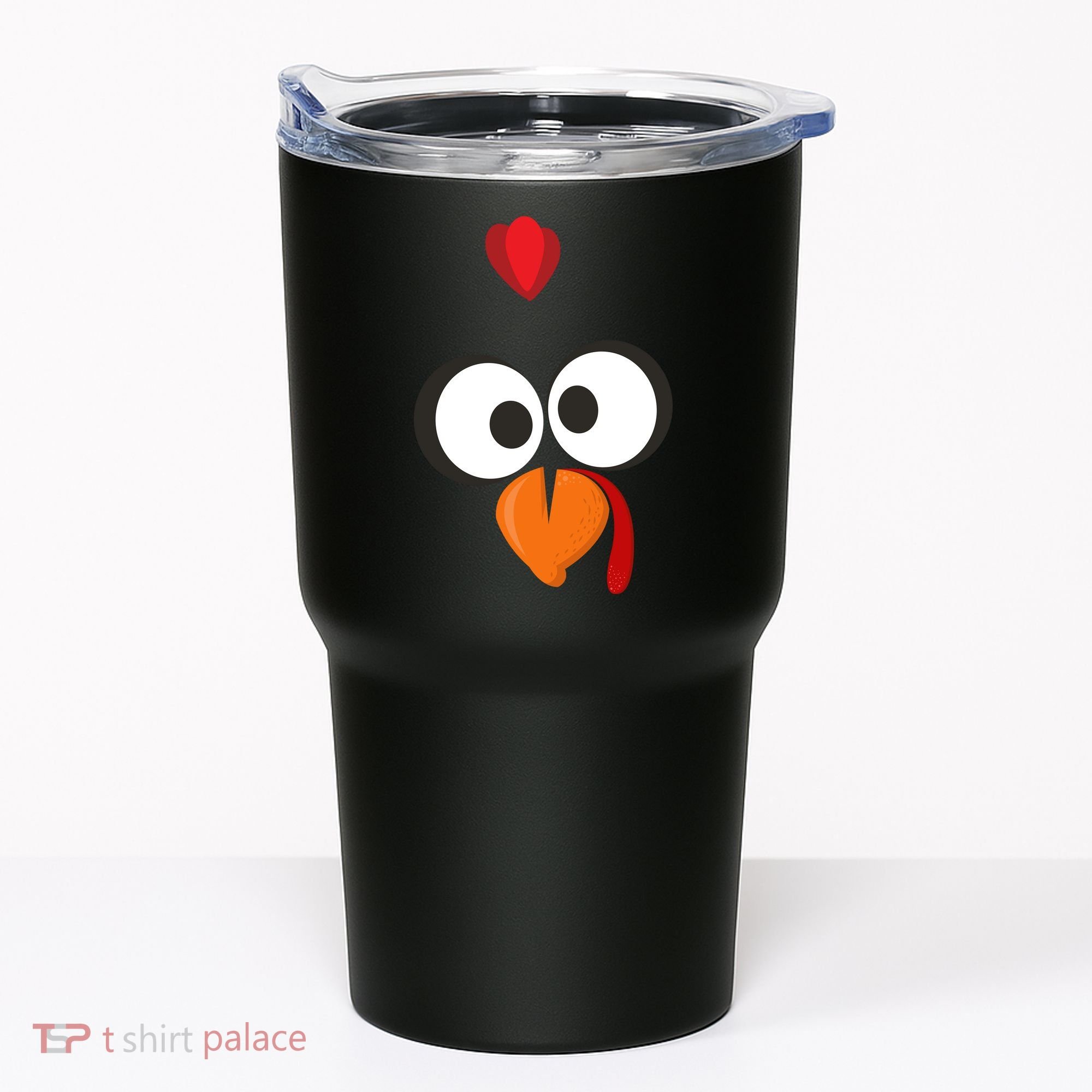 Funny Gobble Turkey Face Tumbler
