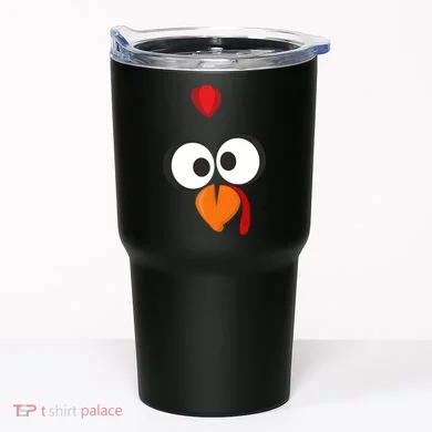 Funny Gobble Turkey Face Tumbler
