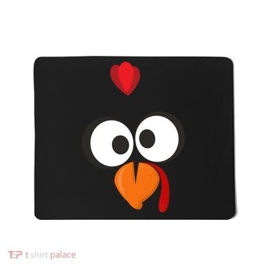 Funny Gobble Turkey Face Mousepad
