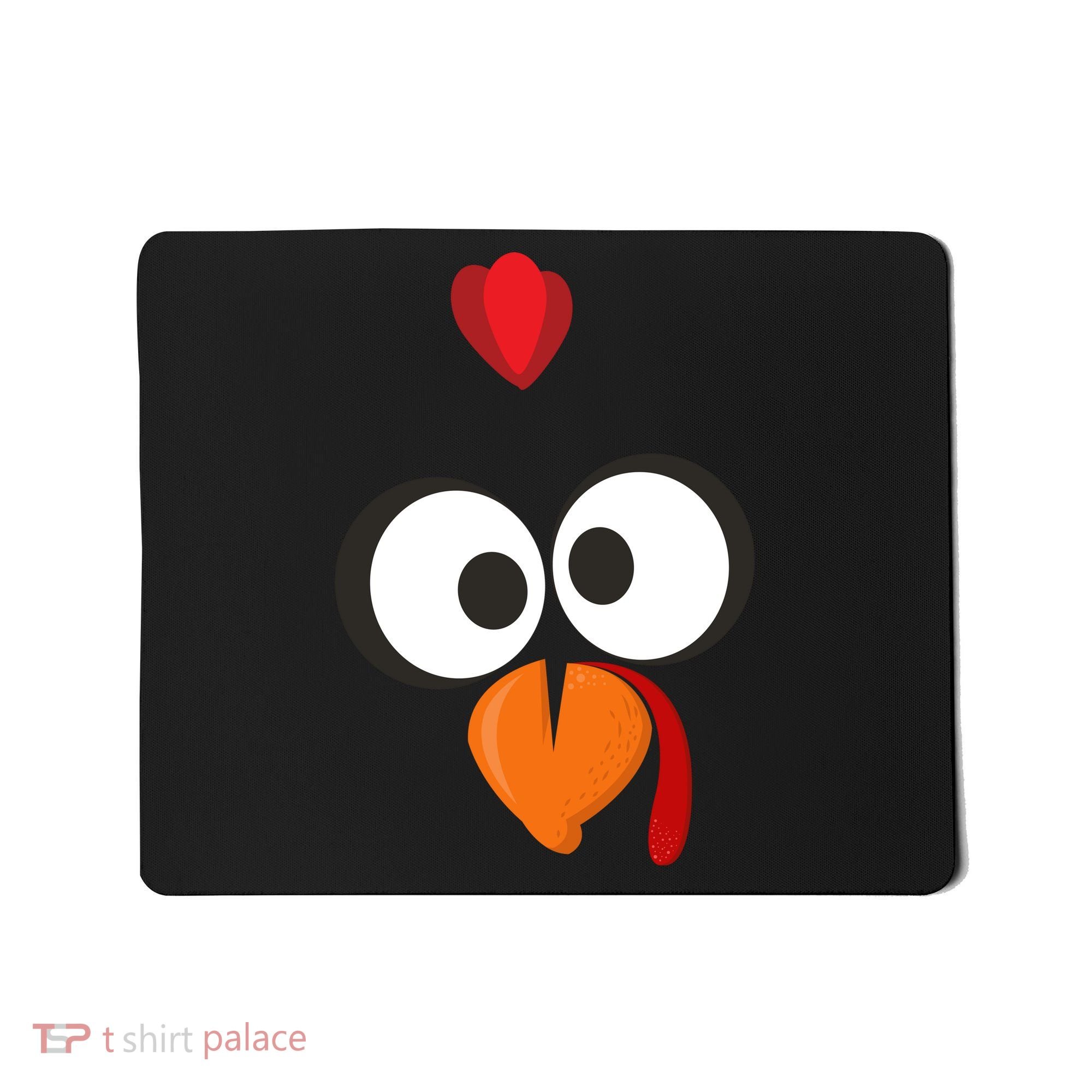 Funny Gobble Turkey Face Mousepad