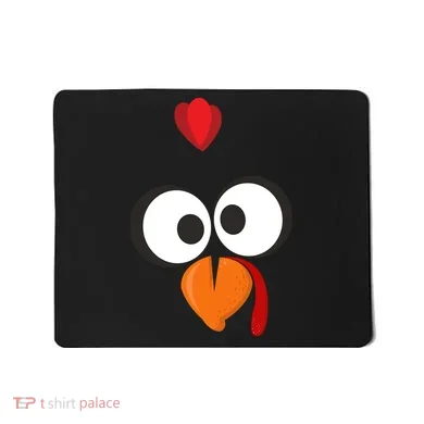 Funny Gobble Turkey Face Mousepad