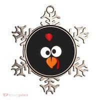 Funny Gobble Turkey Face Ornament thumb 0