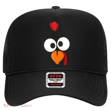 Funny Gobble Turkey Face Hat