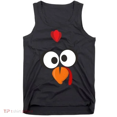 Funny Gobble Turkey Face Tank Top