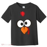Funny Gobble Turkey Face Toddler T-Shirt thumb 0