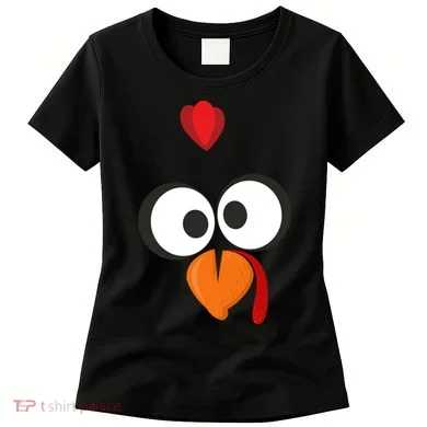 Funny Gobble Turkey Face Women's T-Shirt