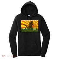 Funny Godzilla I'll Tread Wherever I Want Meme Women's Hoodie thumb 0