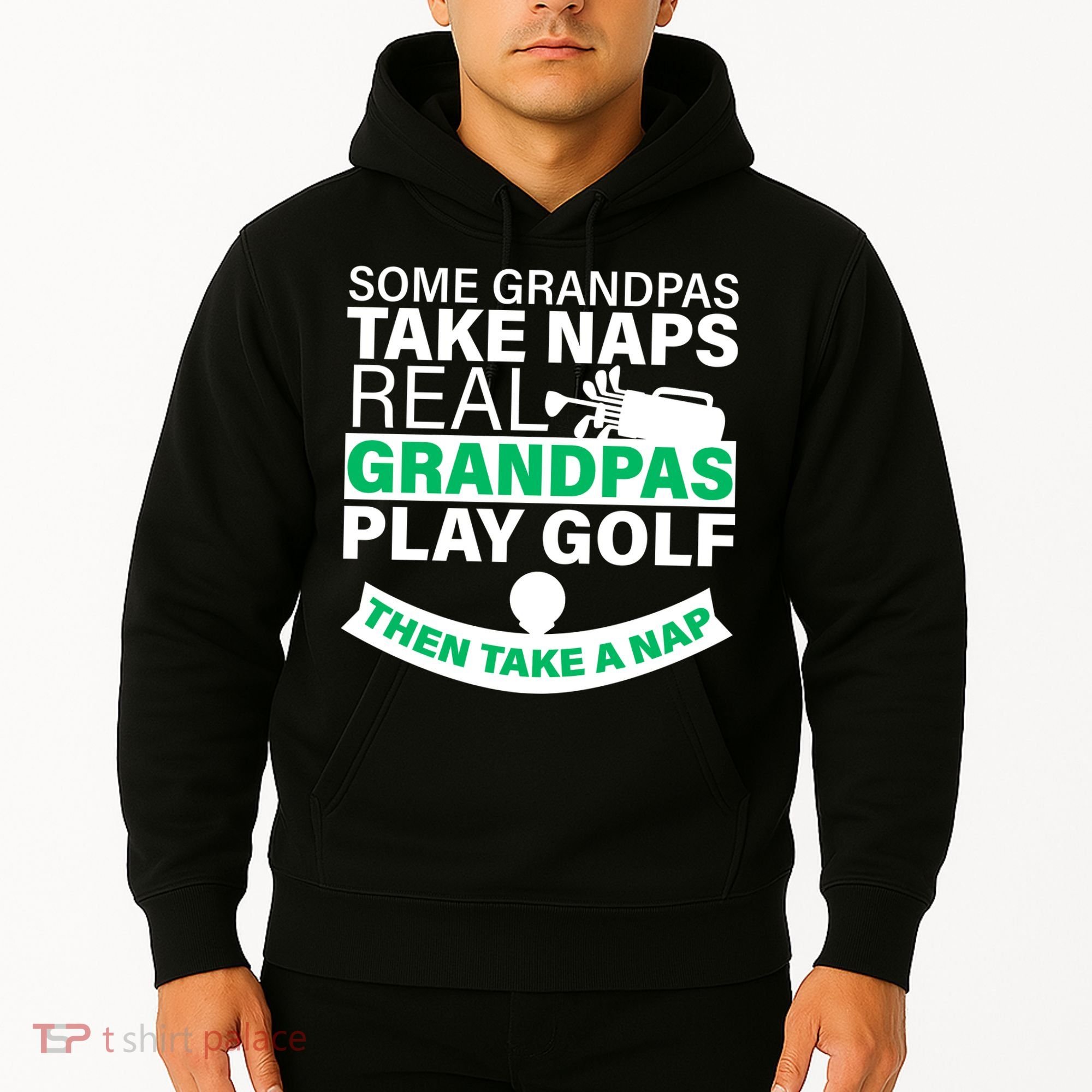 Funny Golf Grandpa Hoodie