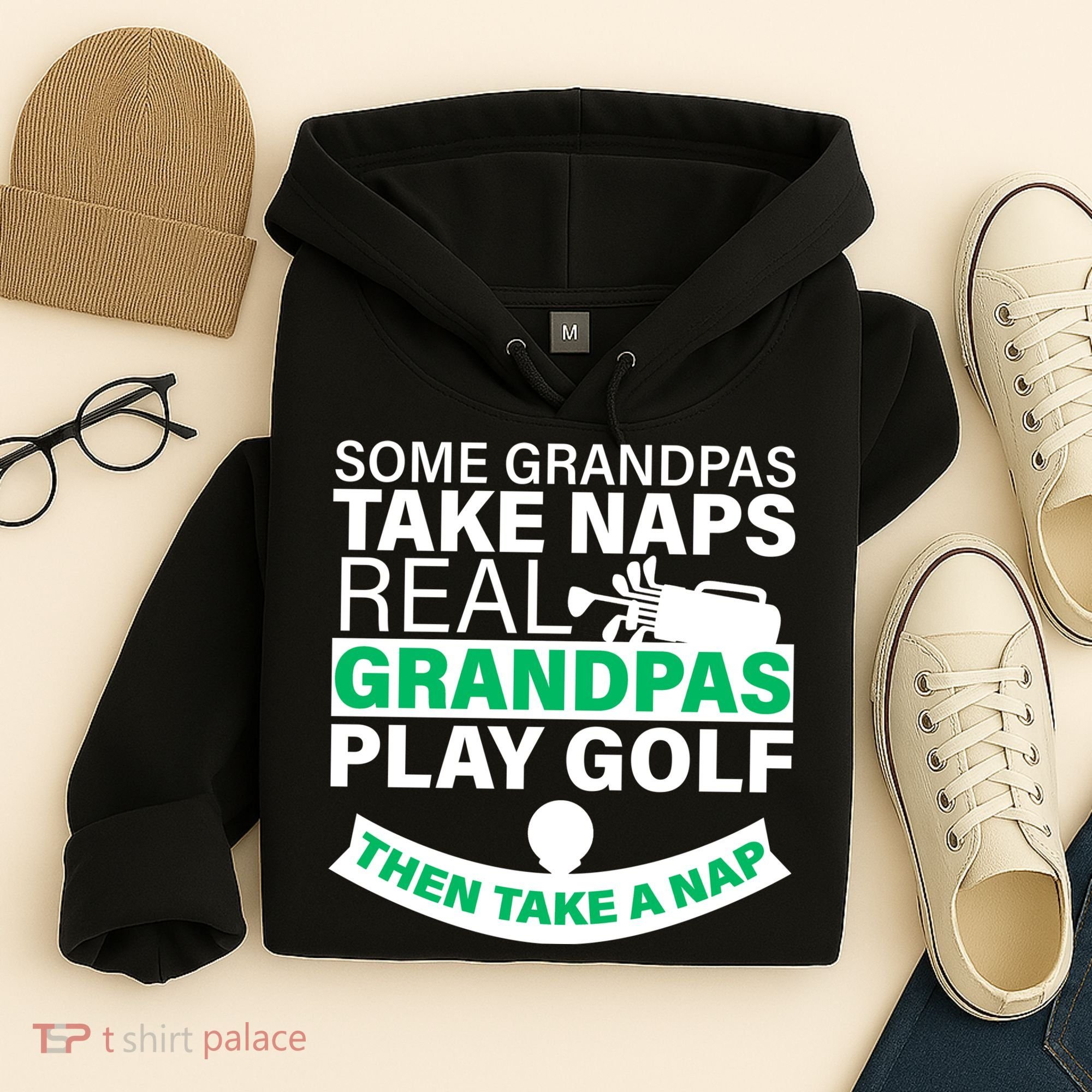 Funny Golf Grandpa Hoodie