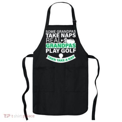 Funny Golf Grandpa Apron