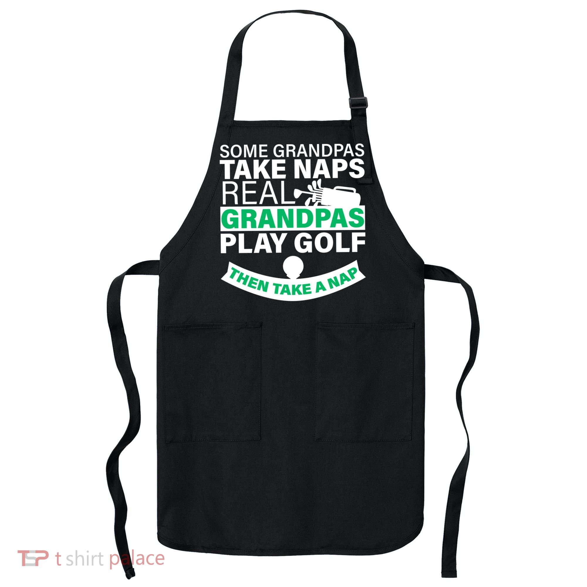 Funny Golf Grandpa Apron