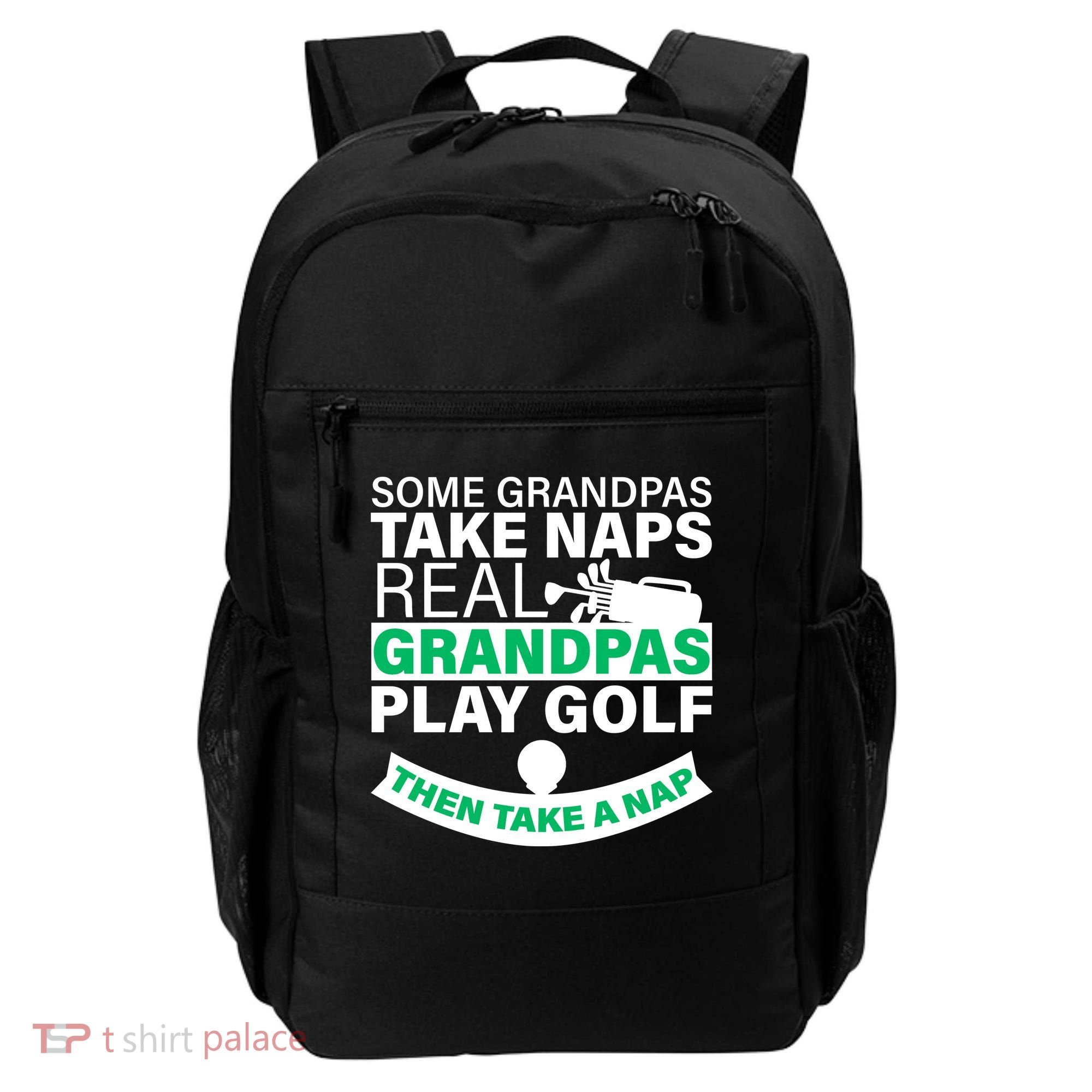 Funny Golf Grandpa Backpack