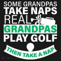 Funny Golf Grandpa Bucket Hat thumb 4