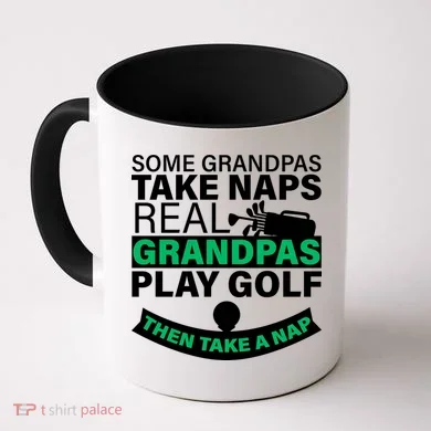 Funny Golf Grandpa Coffee Mug
