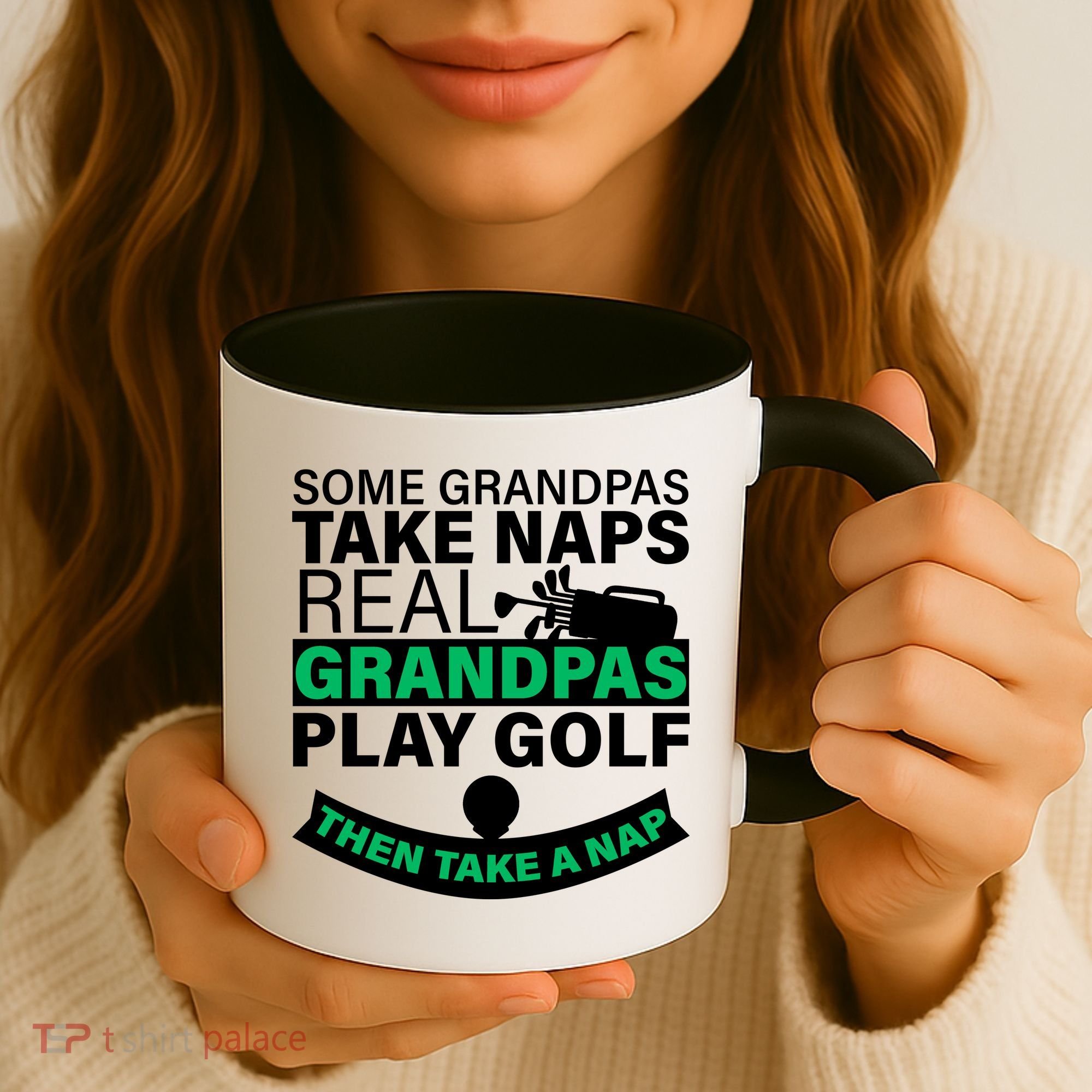 Funny Golf Grandpa Coffee Mug