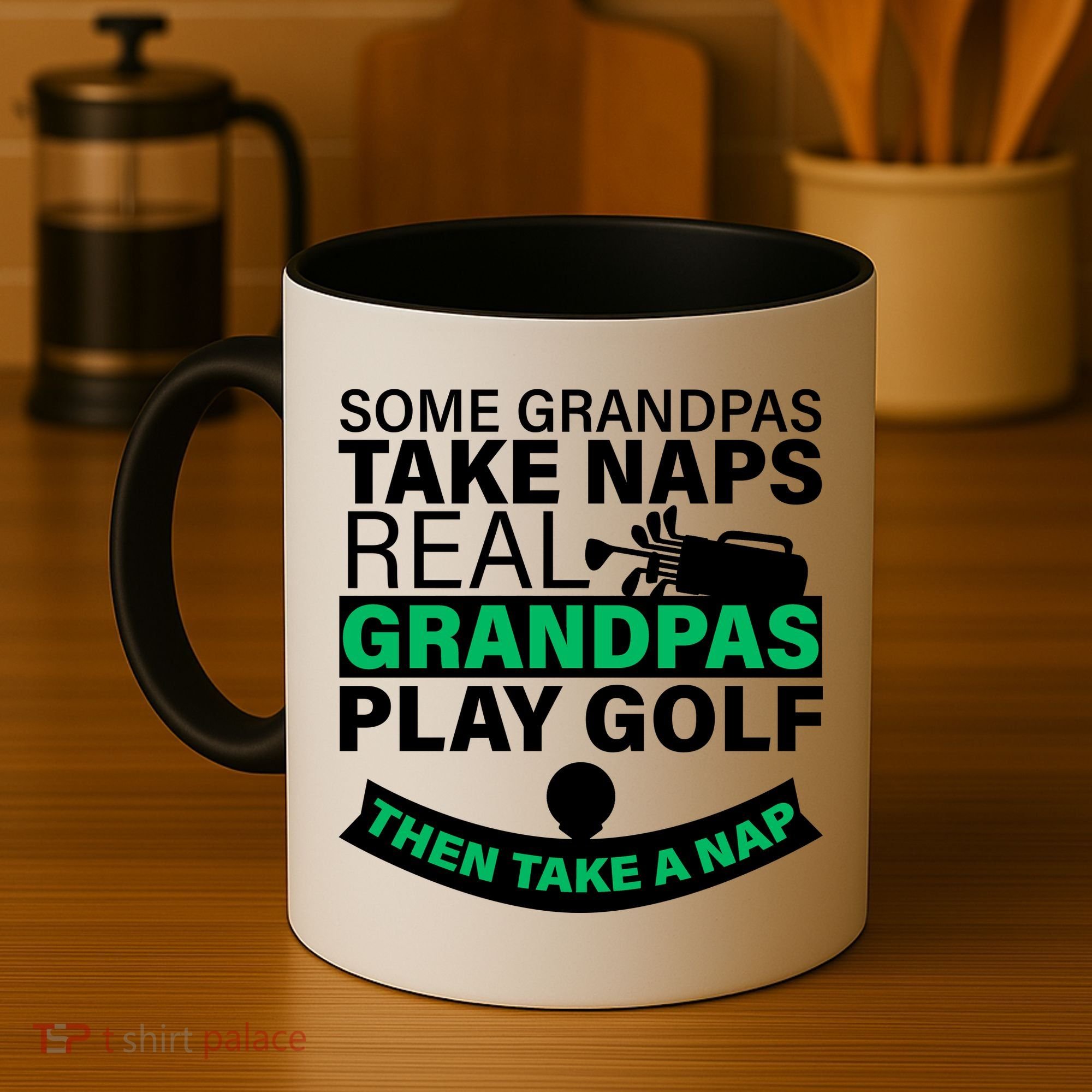 Funny Golf Grandpa Coffee Mug