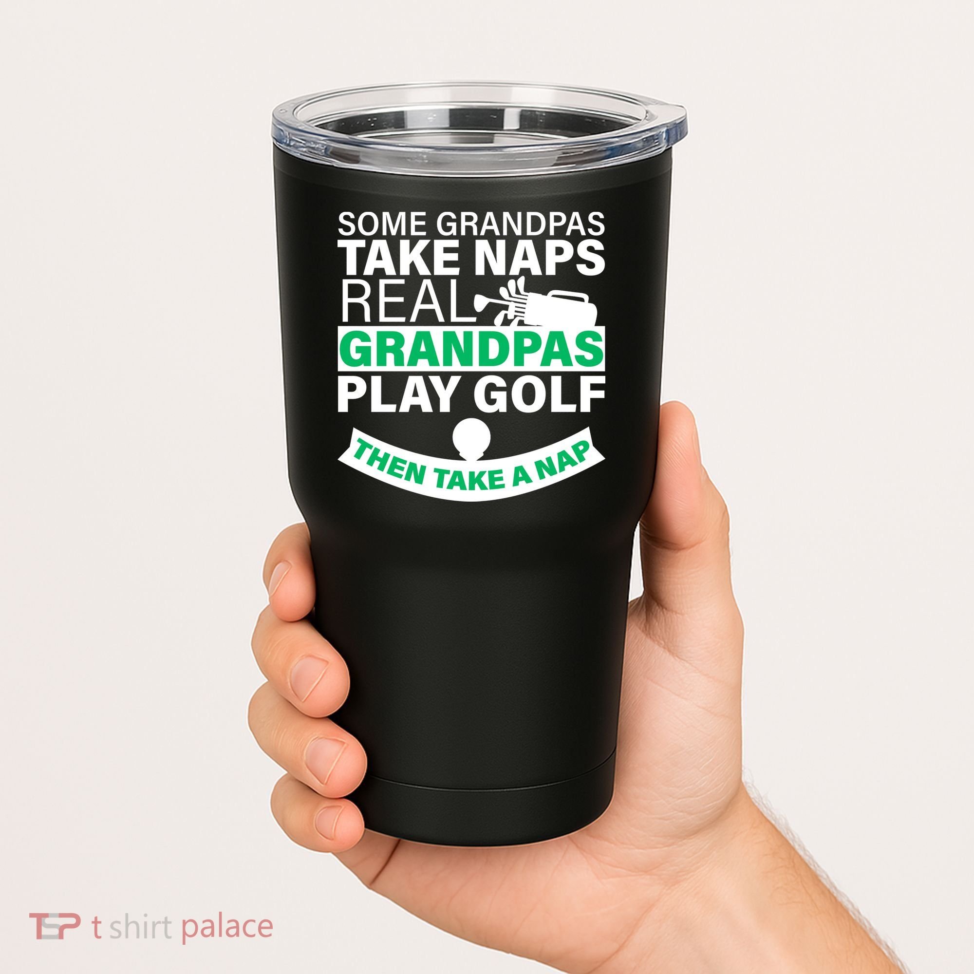 Funny Golf Grandpa Tumbler