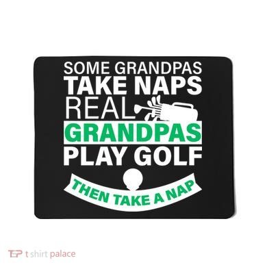 Funny Golf Grandpa Mousepad