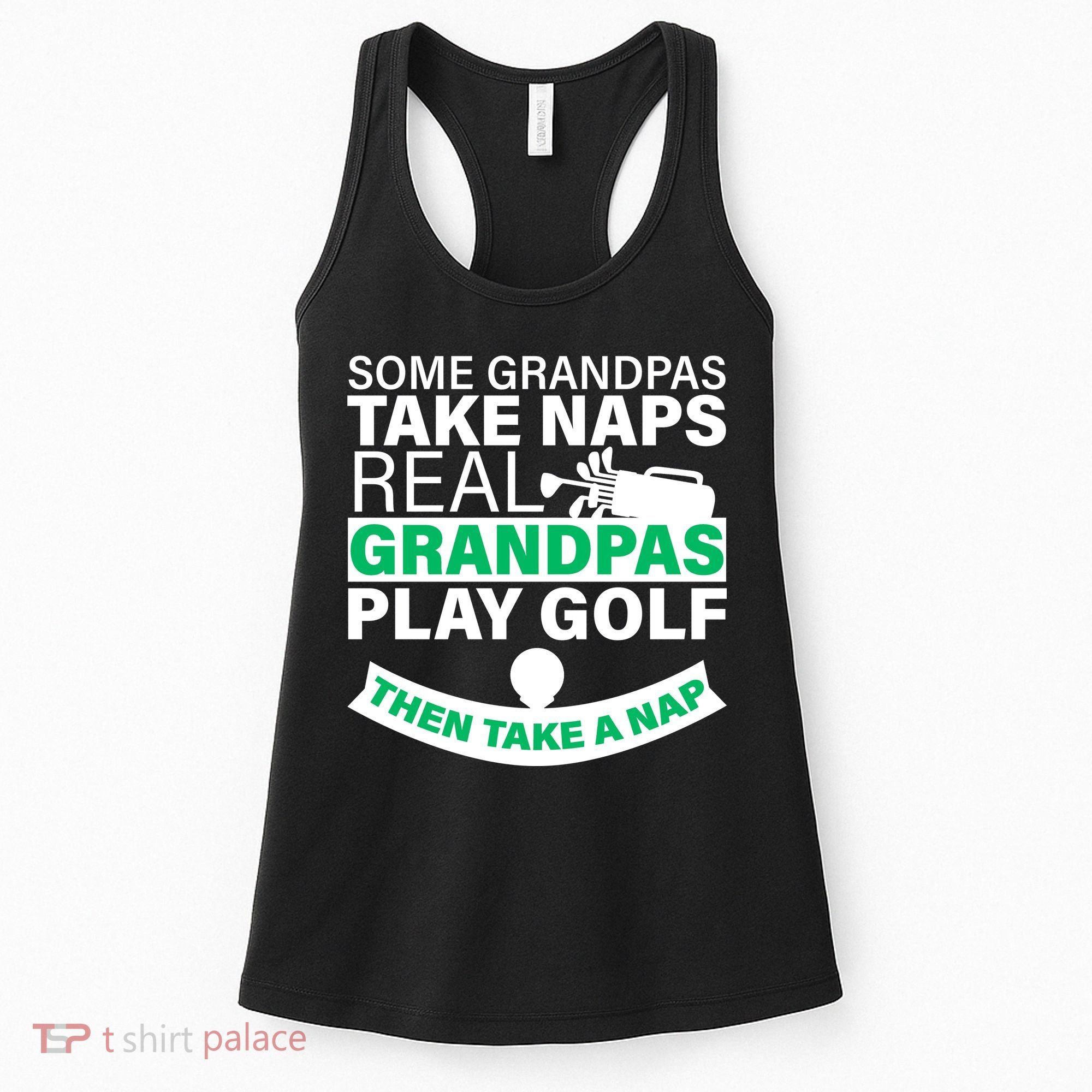 Funny Golf Grandpa Women's Tank Top