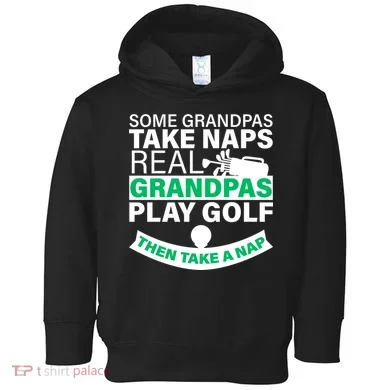 Funny Golf Grandpa Toddler Hoodie
