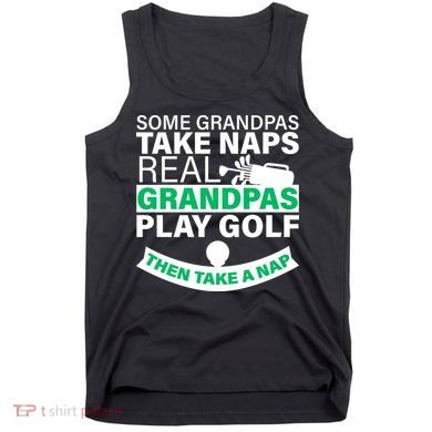 Funny Golf Grandpa Tank Top